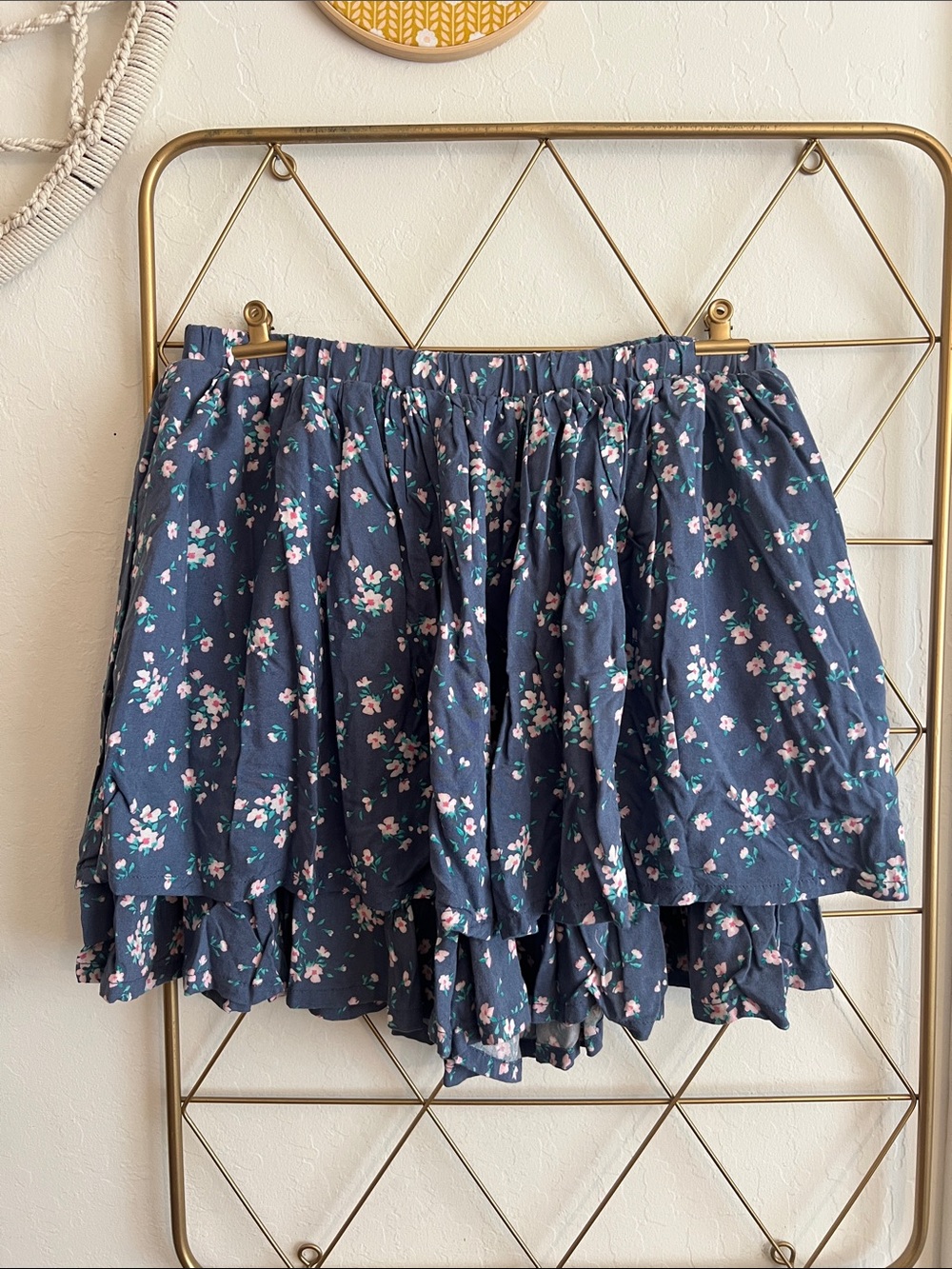 XL (14-16) | Old Navy Girls High Waisted Floral Skort